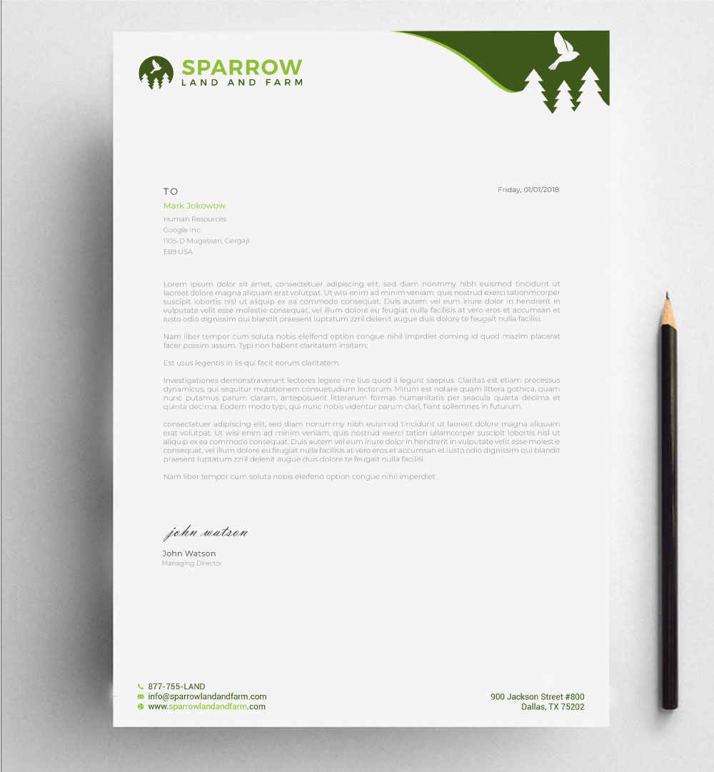 Letterhead Design by Imagine design000 for this project | Design #25202080