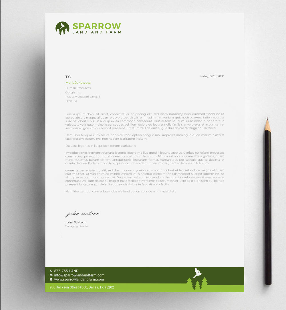 Letterhead Design by Imagine design000 for this project | Design #25202081