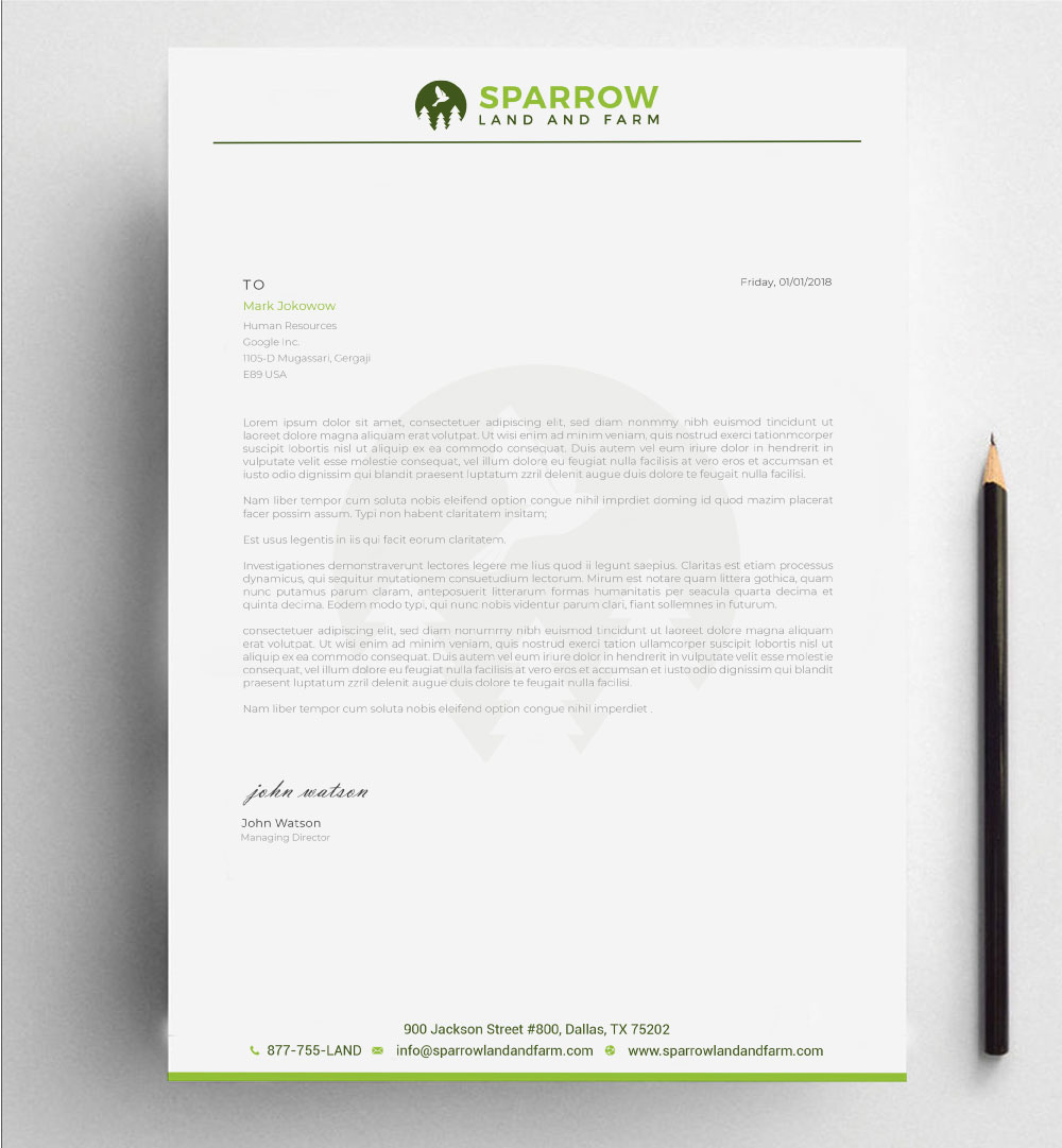 Letterhead Design by Imagine design000 for this project | Design #25202087