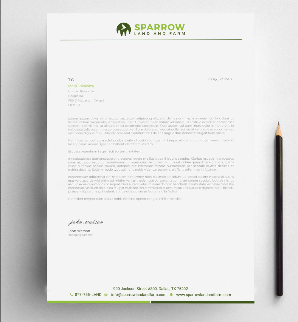 Letterhead Design by Imagine design000 for this project | Design #25202089