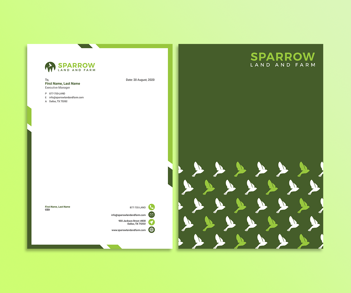 Letterhead Design by Rielle for this project | Design #25231326
