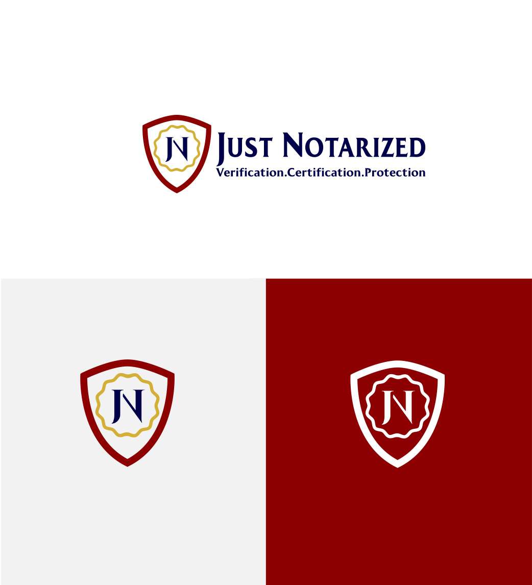 Logo Design by Omee for JustNotarized Inc | Design #25204453