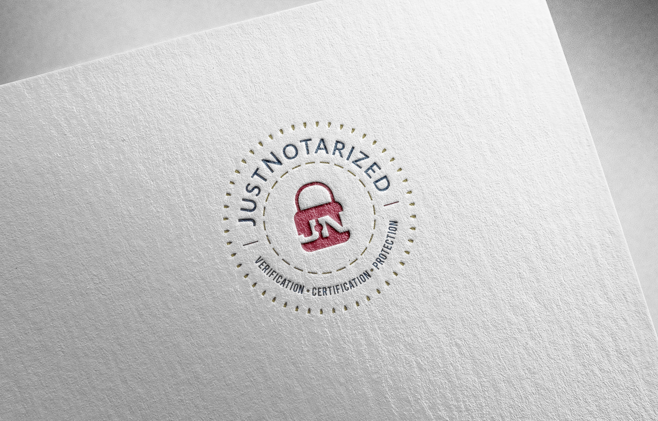 Logo Design by christianpoetoe for JustNotarized Inc | Design #25202759