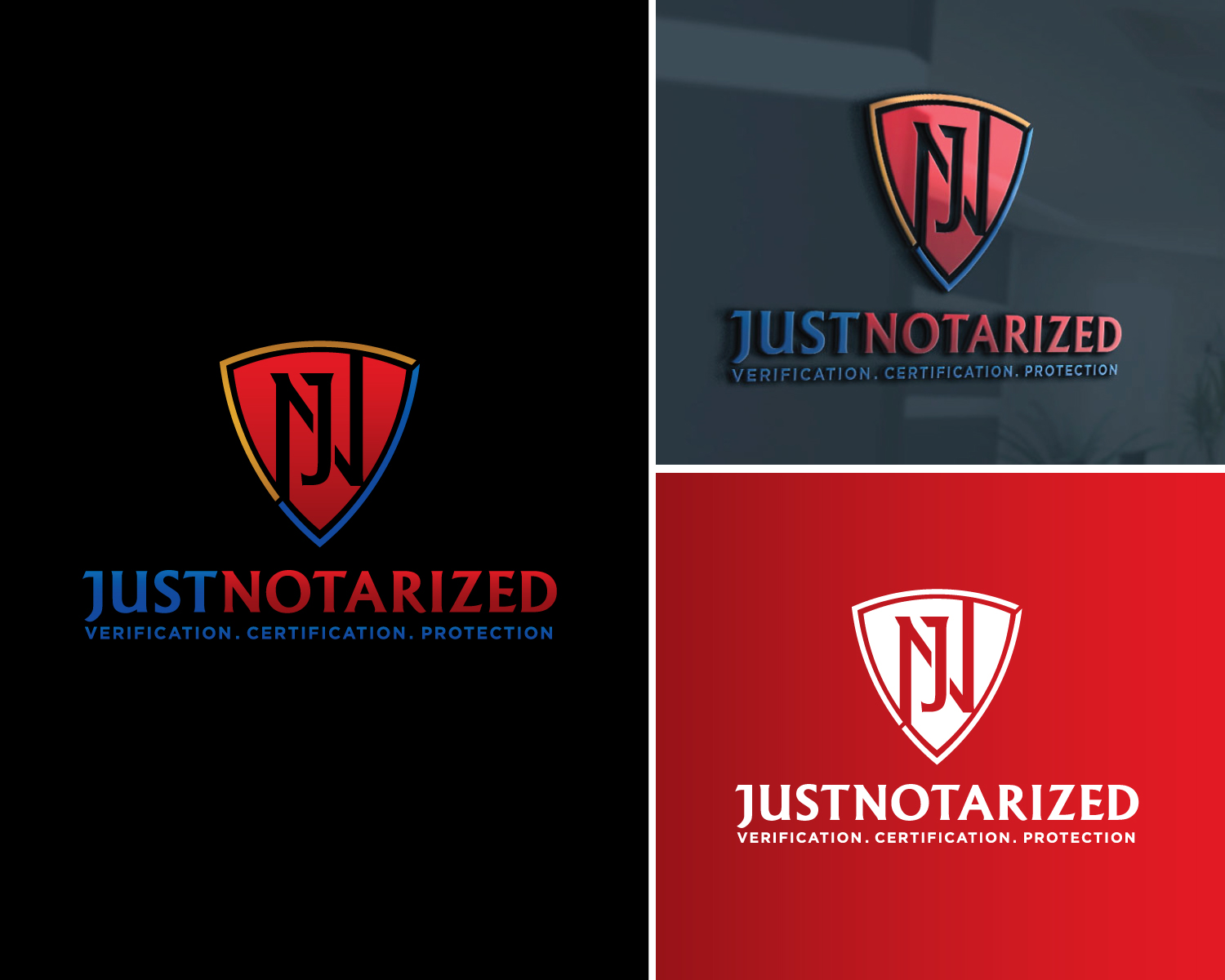 Logo Design by Atec for JustNotarized Inc | Design #25203787