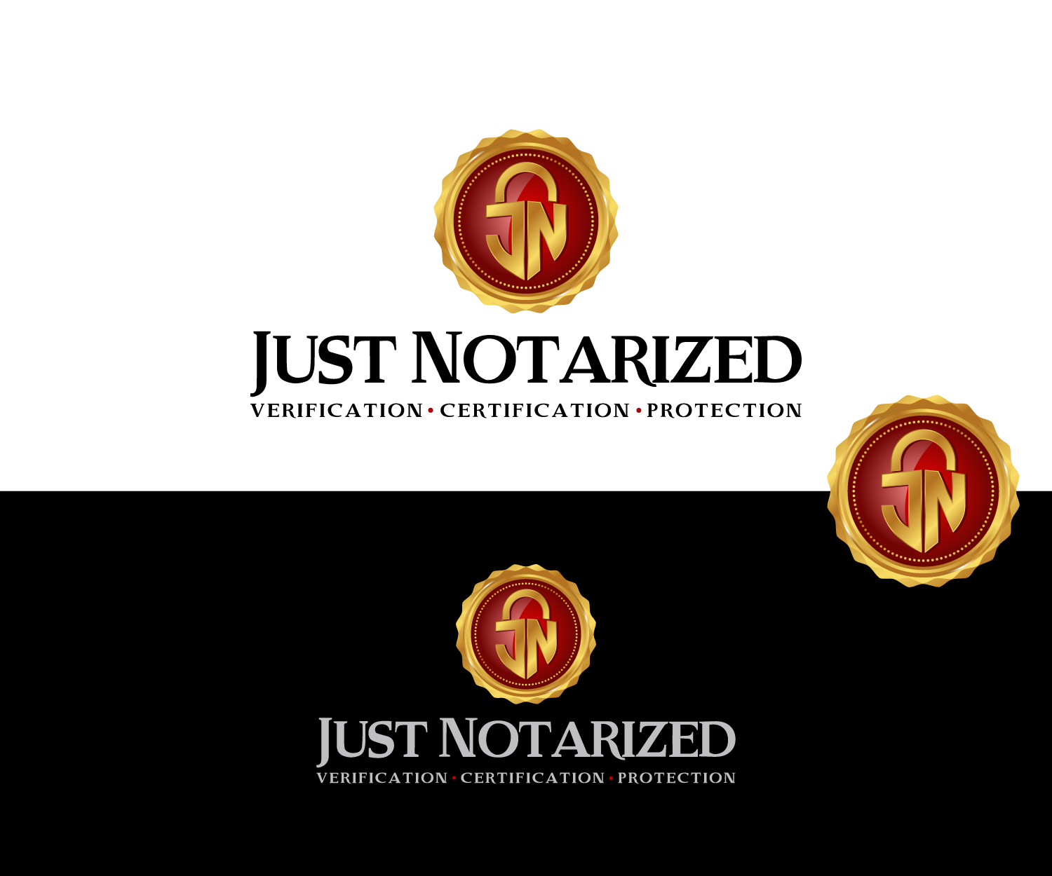 Logo Design by anico for JustNotarized Inc | Design #25203475