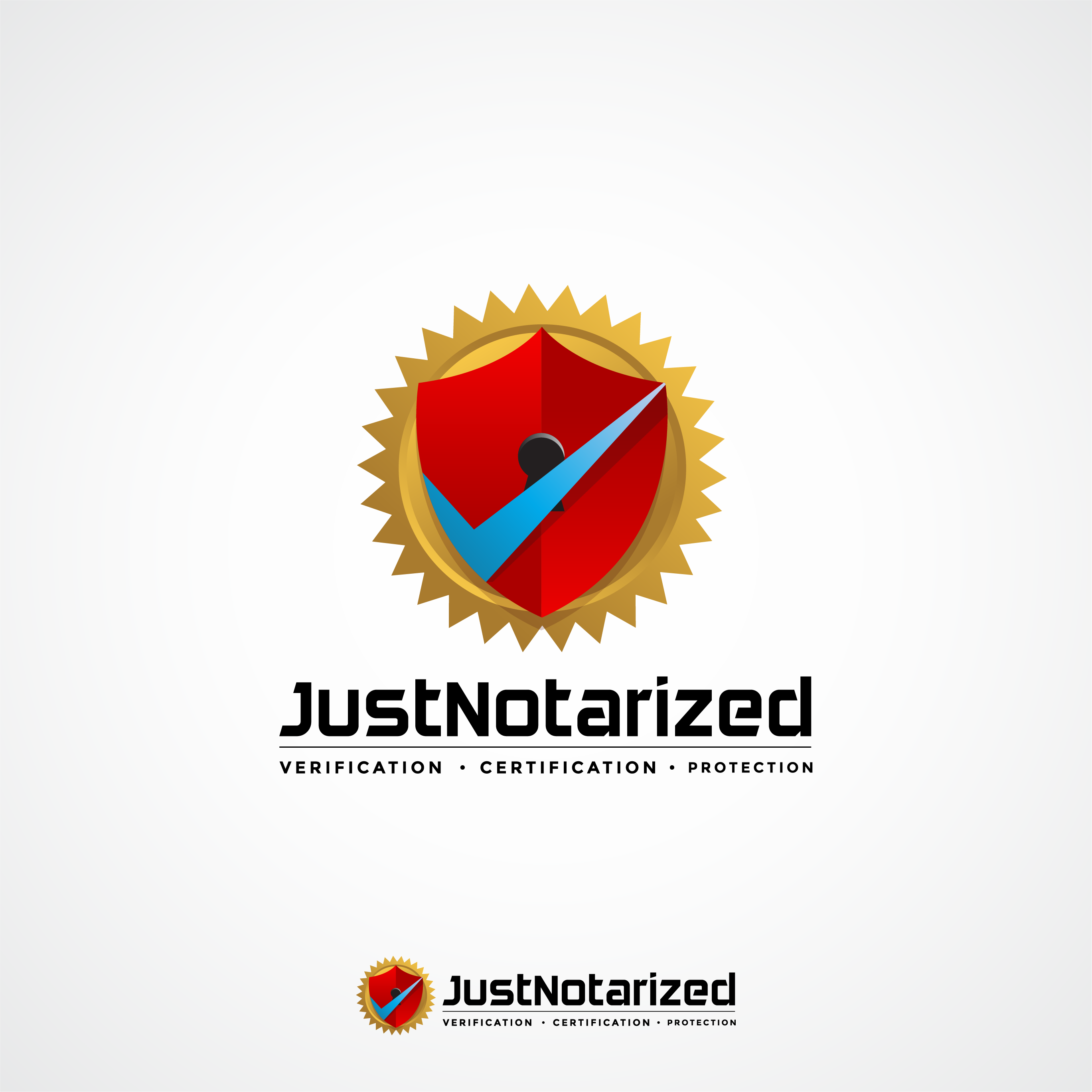Logo Design by Robert Paul Gildo for JustNotarized Inc | Design #25204358