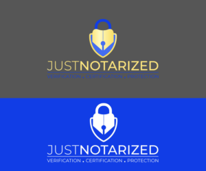 Logo Design by CreativeFeather for JustNotarized Inc | Design: #25204789