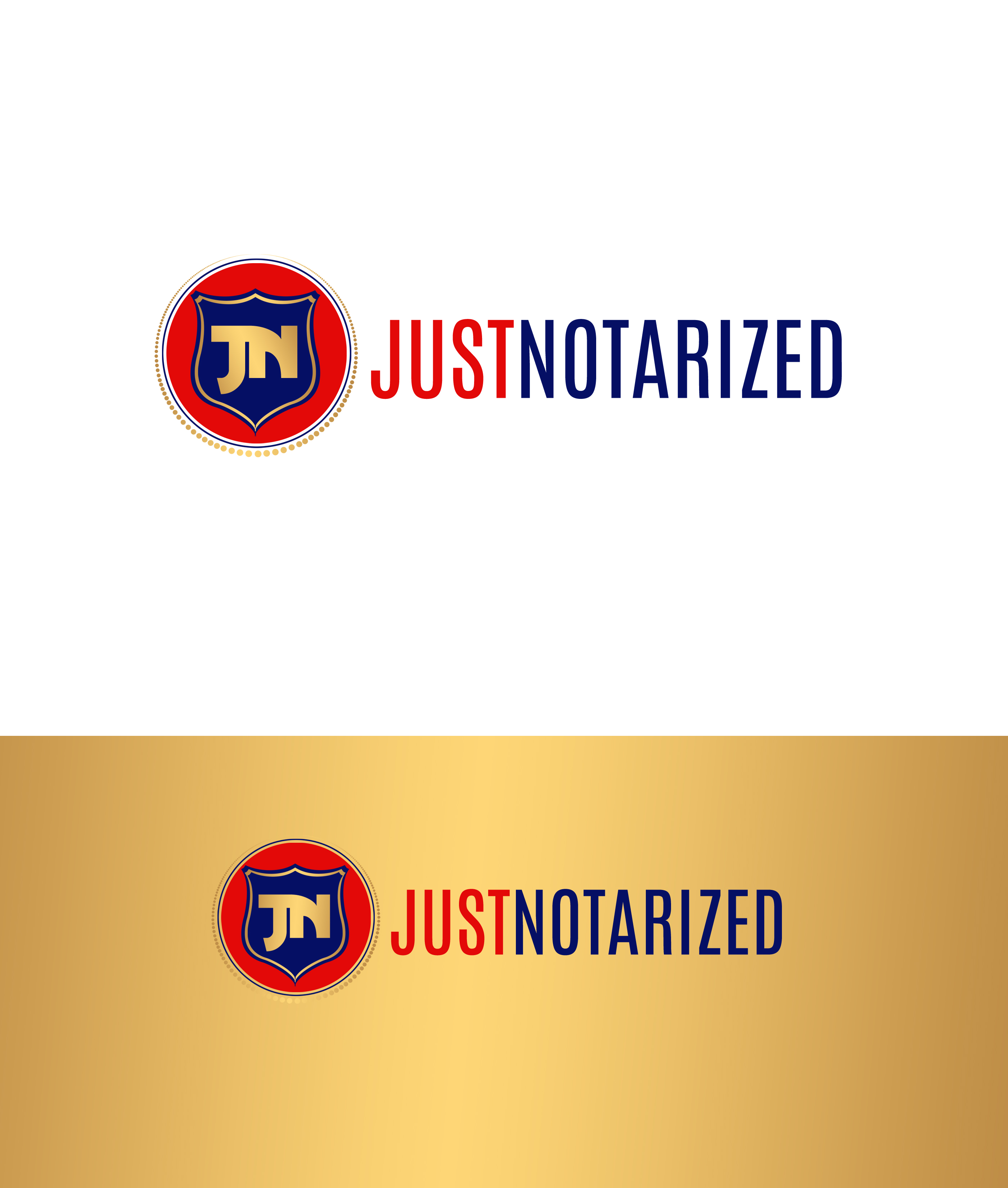 Logo Design by Ana Gocheva for JustNotarized Inc | Design #25202347