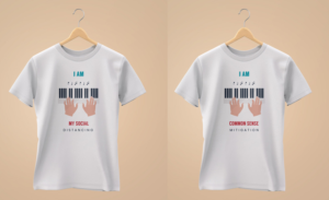1. Covid alert 2.Covid Acknowledgement | Diseño de Camiseta por aniep