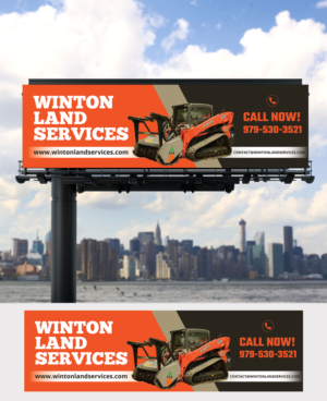WINTON LAND SERVICES BILLBOARD DESIGN | Diseño de Cartelera por Rongbaaz
