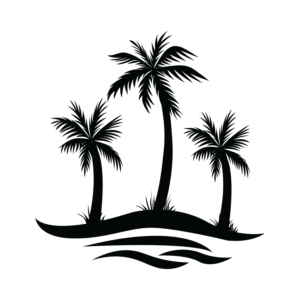 3 Palm Trees Tattoo