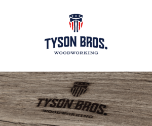 Tyson Bros. Woodworking | Logo Design by airborne