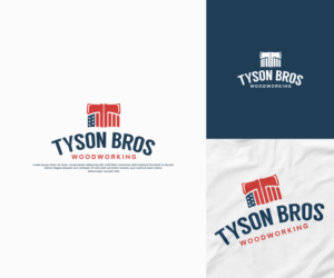 Tyson Bros. Woodworking | Logo Design by GBDESIGN