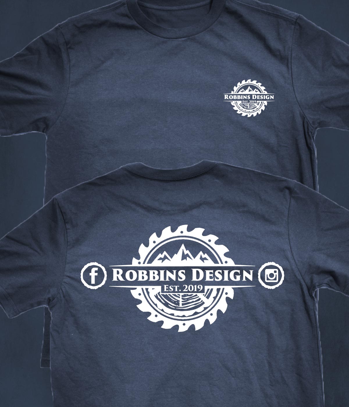 T-shirt Design by SpaGGy for Robbins design company  | Design #25244068