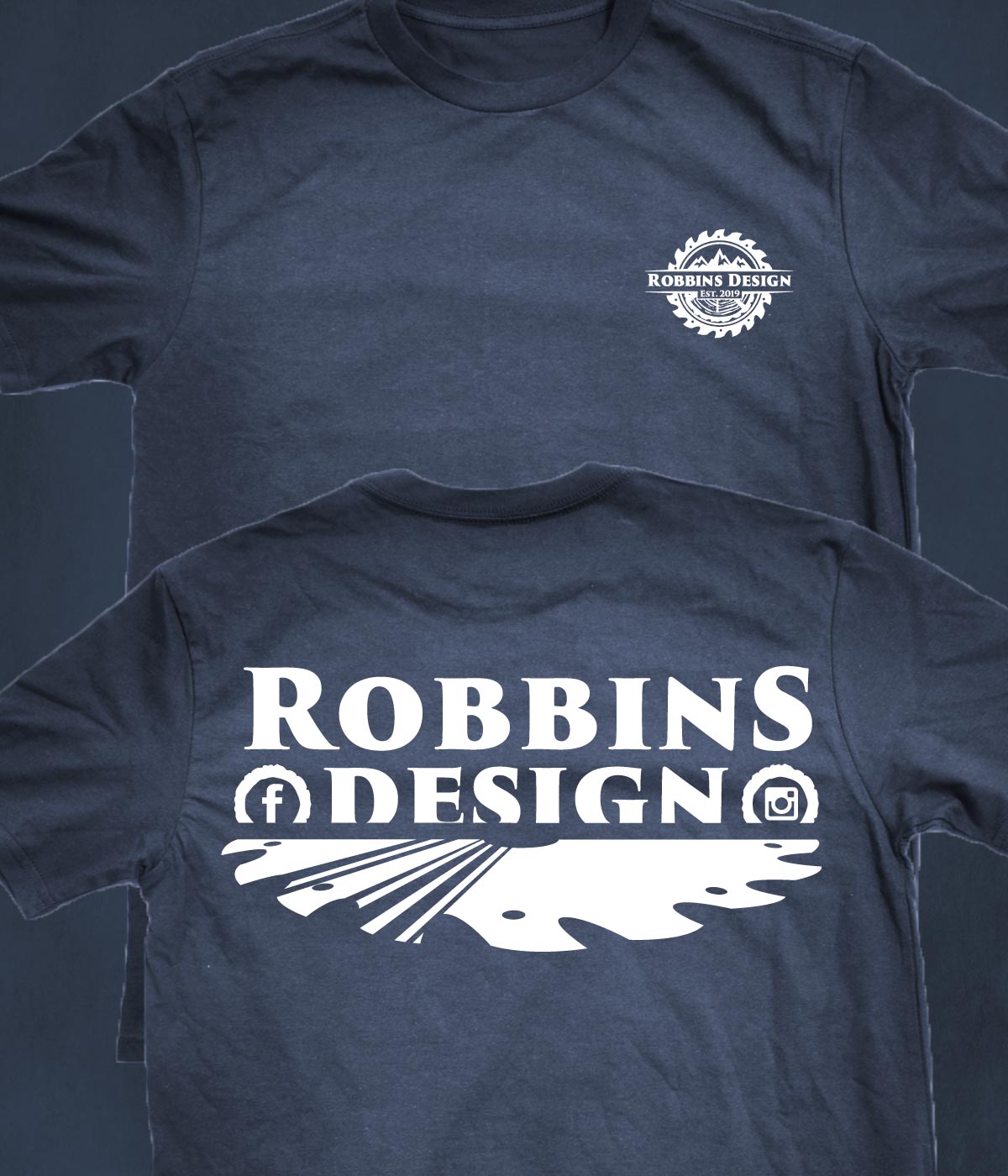 T-shirt Design by SpaGGy for Robbins design company  | Design #25244070