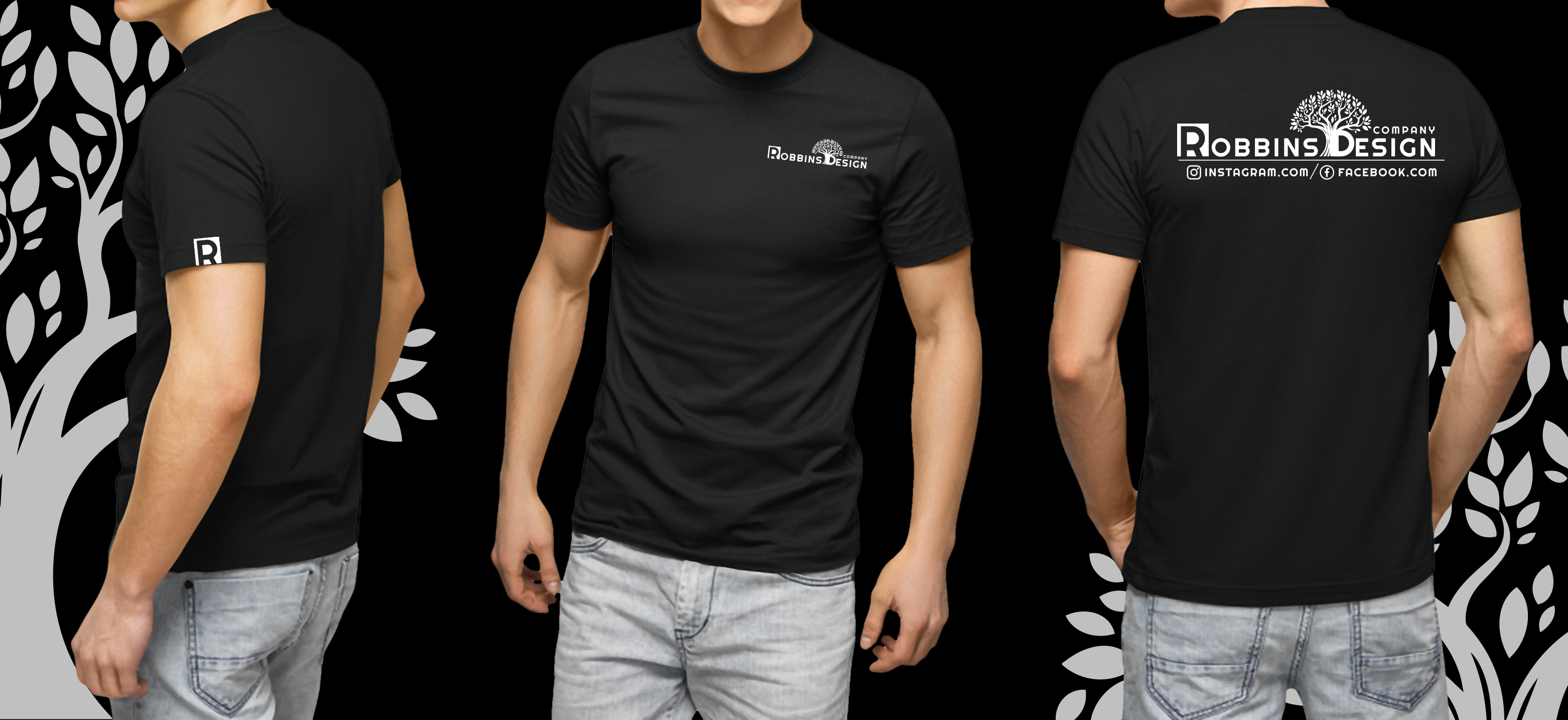 T-shirt Design by HUNG LEE for Robbins design company  | Design #25245152