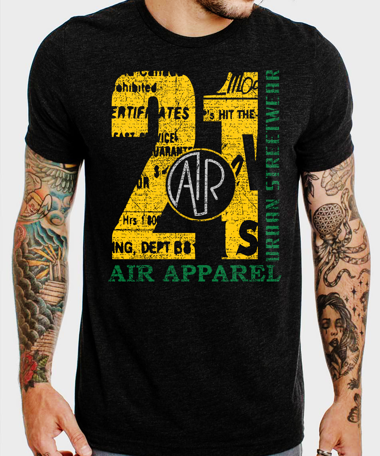 Design de T-shirt par creative gravity pour 21 AIR Apparel | Design #25276192