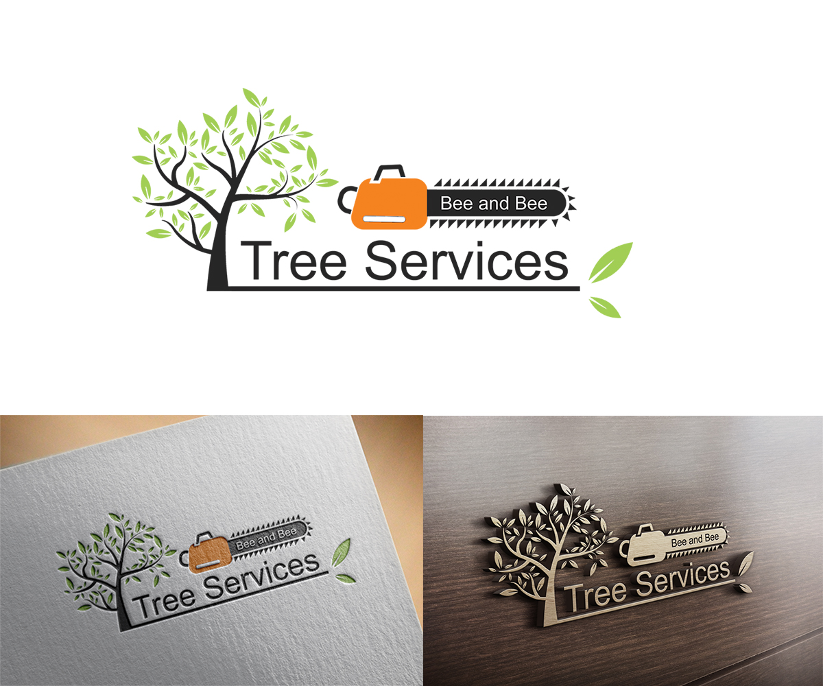 Logo Design by RKDesign29 for Bee and Bee Tree Services | Design #25216463