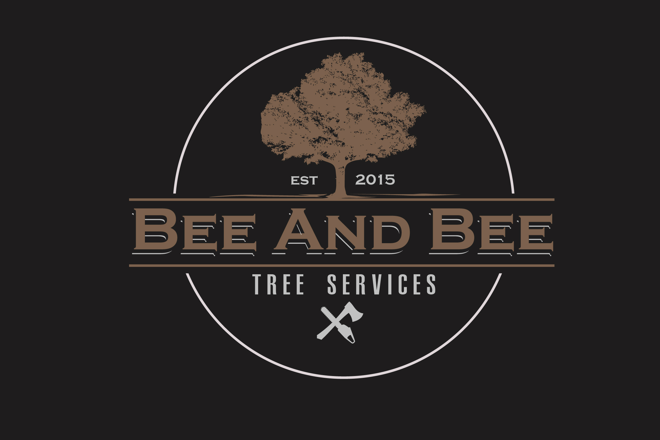 Logo Design by Roger B. for Bee and Bee Tree Services | Design #25207475