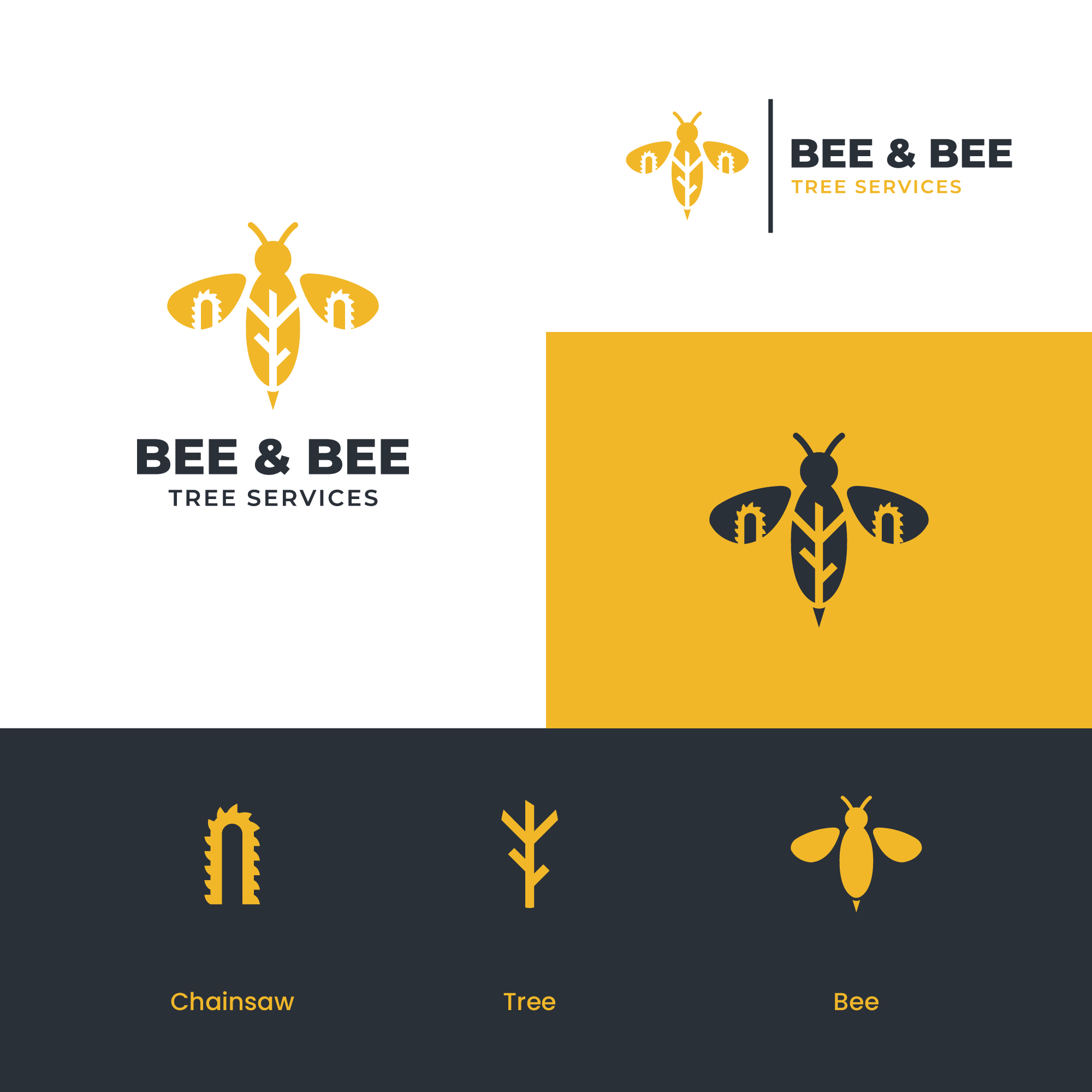 Design de Logo par alitjuara pour Bee and Bee Tree Services | Design #25220828