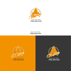 Logo Design by alitjuara for Bee and Bee Tree Services | Design: #25242354