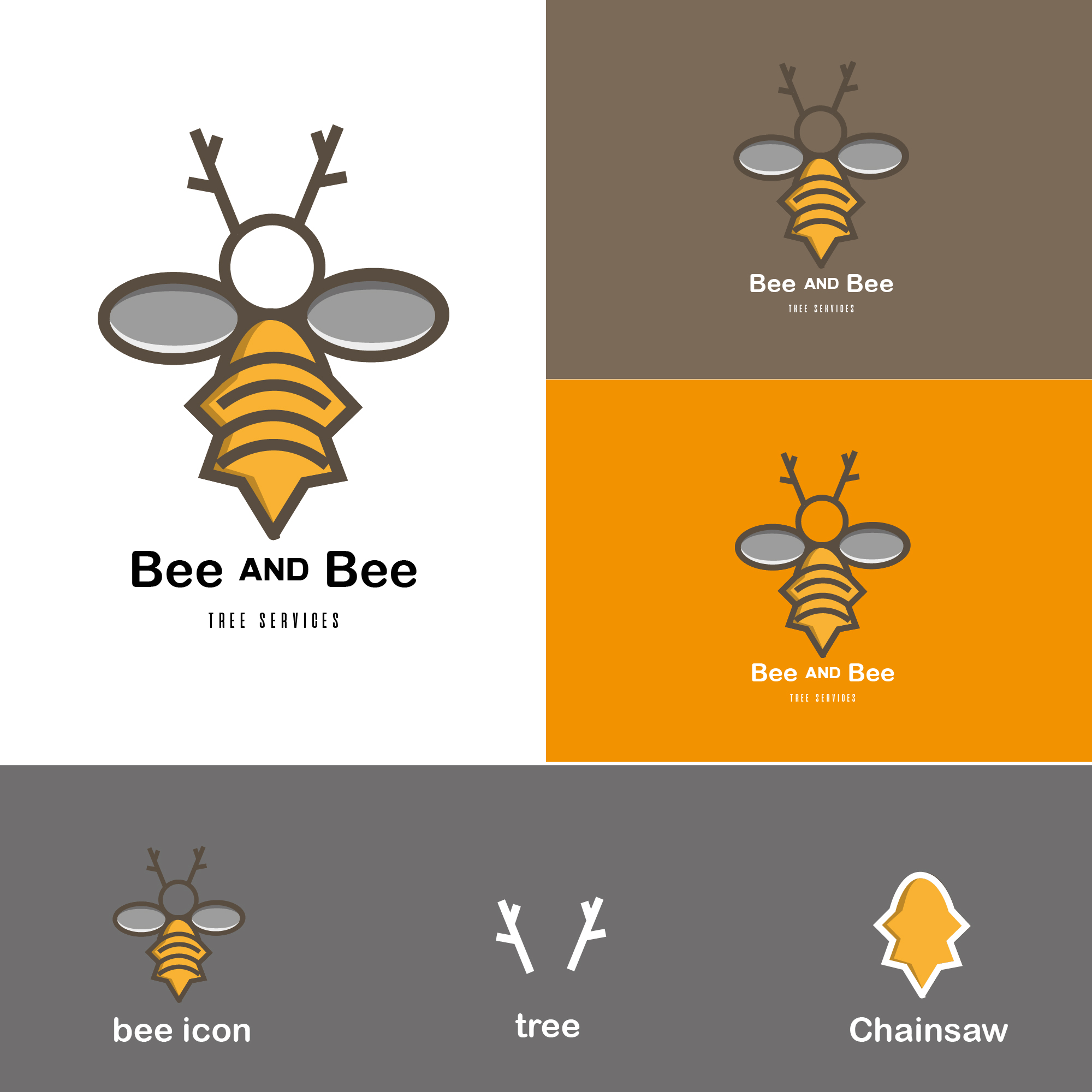 Logo Design by alitjuara for Bee and Bee Tree Services | Design #25266132