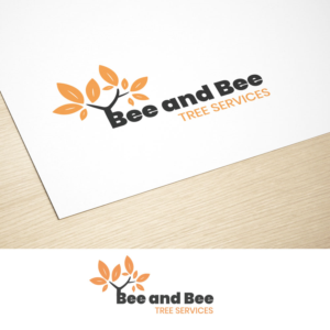 Logo Design by nzdesigners for Bee and Bee Tree Services | Design #25232042
