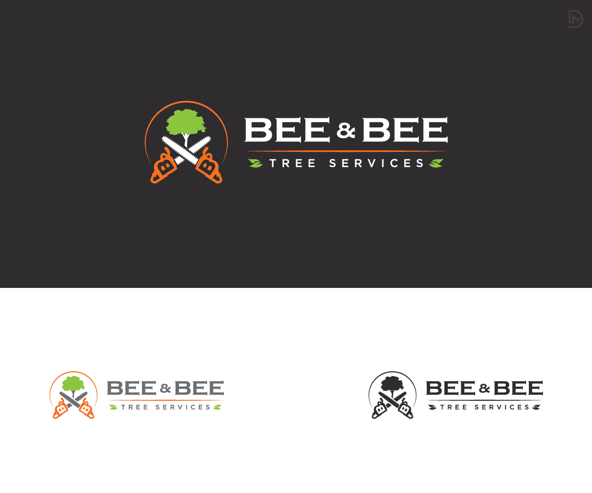 Logo-Design von D_Mantra für Bee and Bee Tree Services | Design #25319565