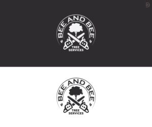 Logo-Design von D_Mantra für Bee and Bee Tree Services | Design: #25319568