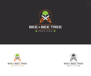 Logo-Design von D_Mantra für Bee and Bee Tree Services | Design: #25351664