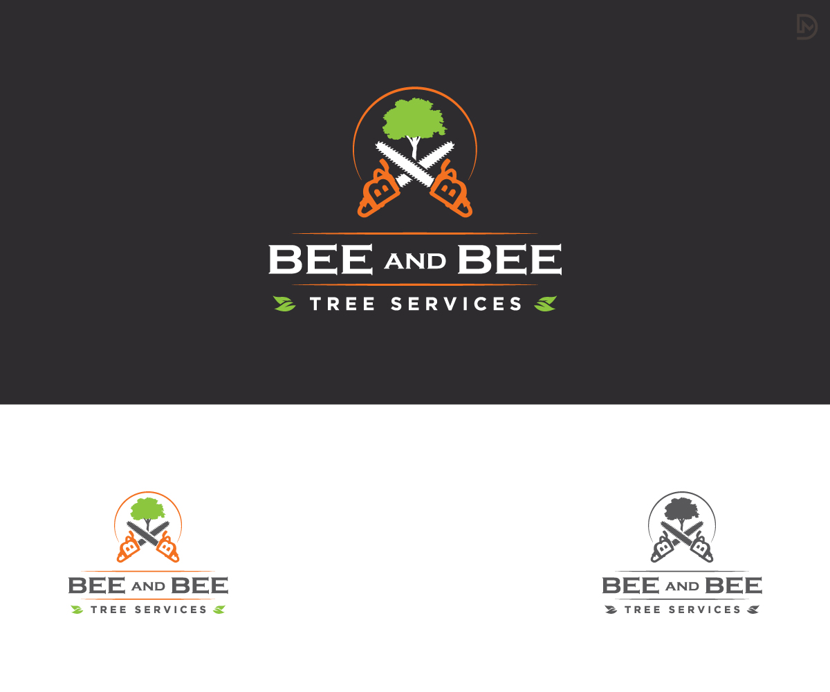 Logo Design by D_Mantra for Bee and Bee Tree Services | Design #25351681