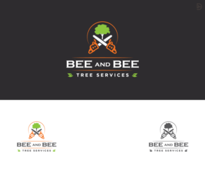 Logo-Design von D_Mantra für Bee and Bee Tree Services | Design: #25351681