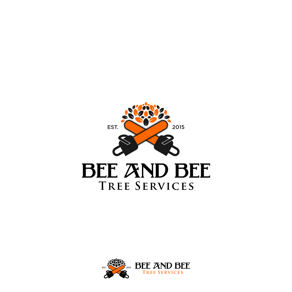 Logo Design by lexlinx for Bee and Bee Tree Services | Design #25213944