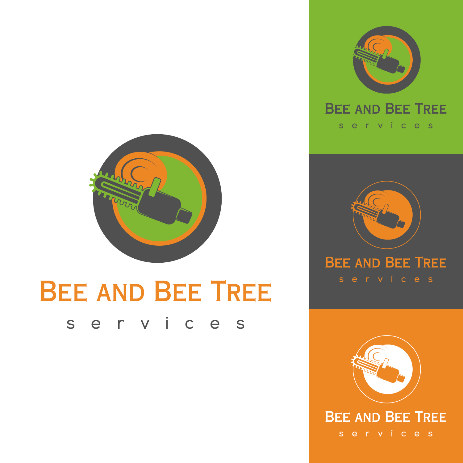 Logo Design by Marianna K. for Bee and Bee Tree Services | Design #25280157