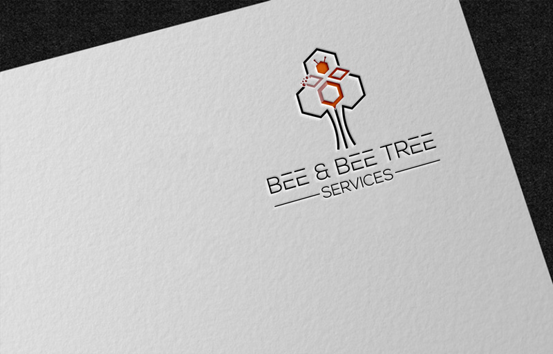 Logo Design by monmon for Bee and Bee Tree Services | Design #25214748