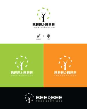Logo Design by hellgrid for Bee and Bee Tree Services | Design: #25219931
