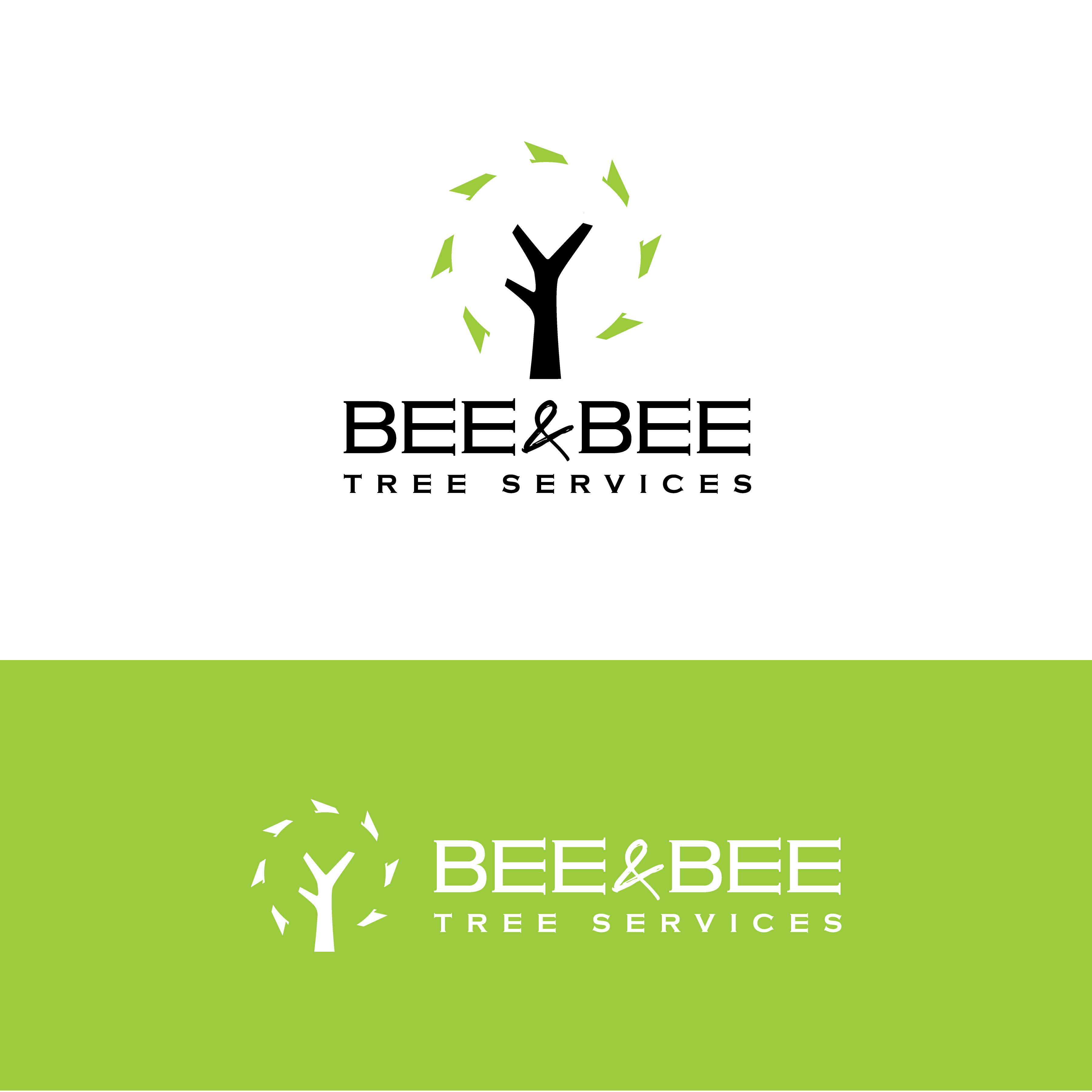 Logo Design by hellgrid for Bee and Bee Tree Services | Design #25221296