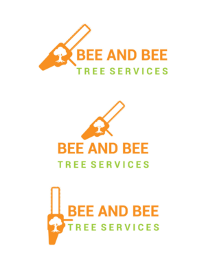 Logo Design by raihanaislam001 2 for Bee and Bee Tree Services | Design: #25273675