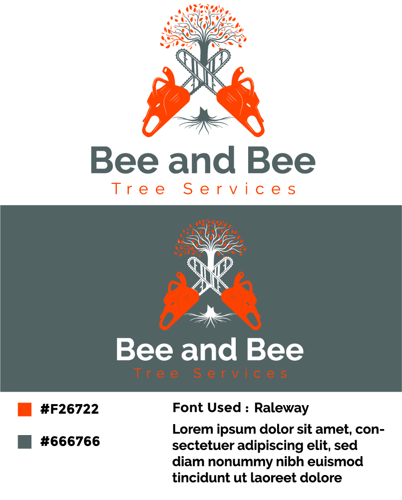 Logo Design by Kuntal Kundu for Bee and Bee Tree Services | Design #25212127