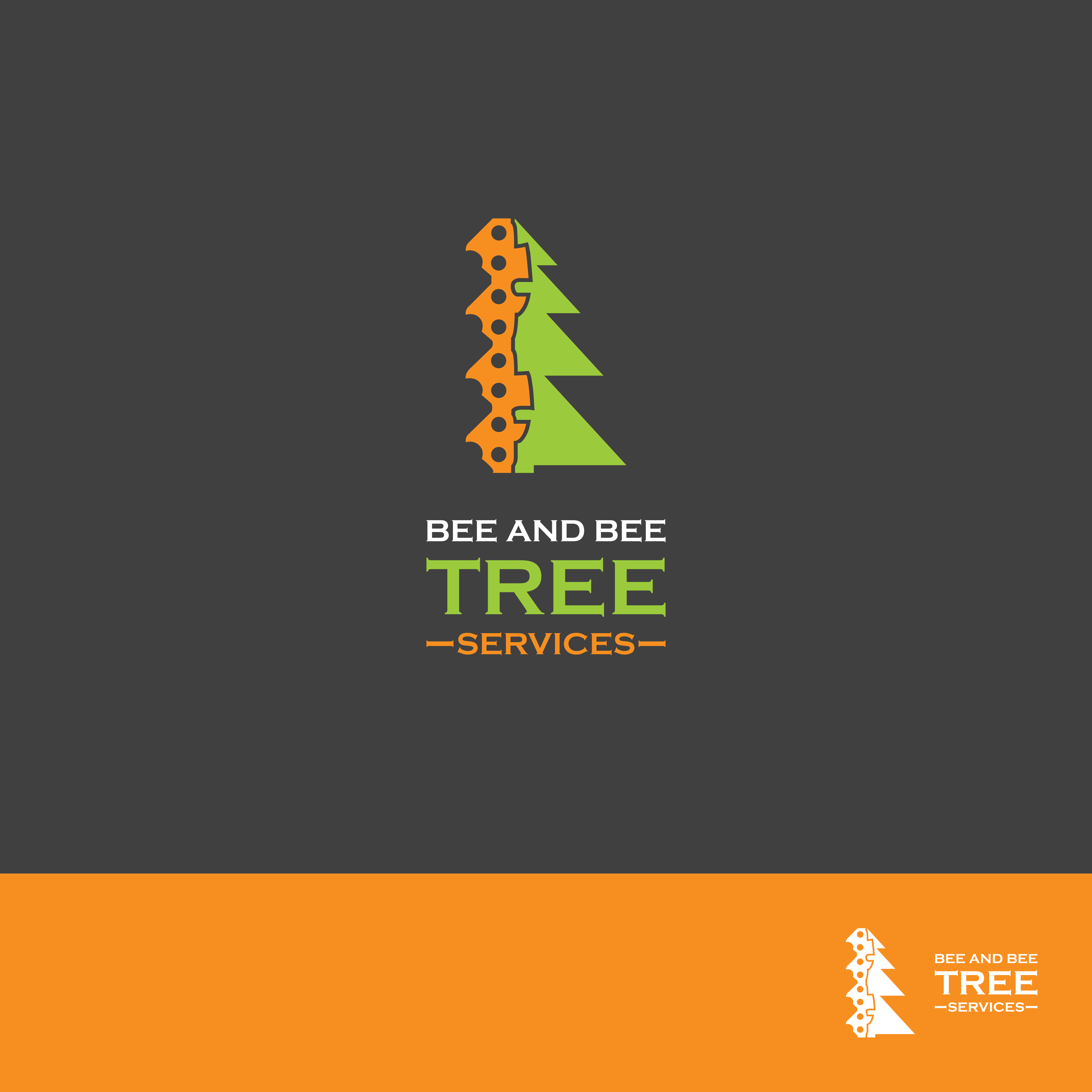 Logo Design by Sunilc for Bee and Bee Tree Services | Design #25266665