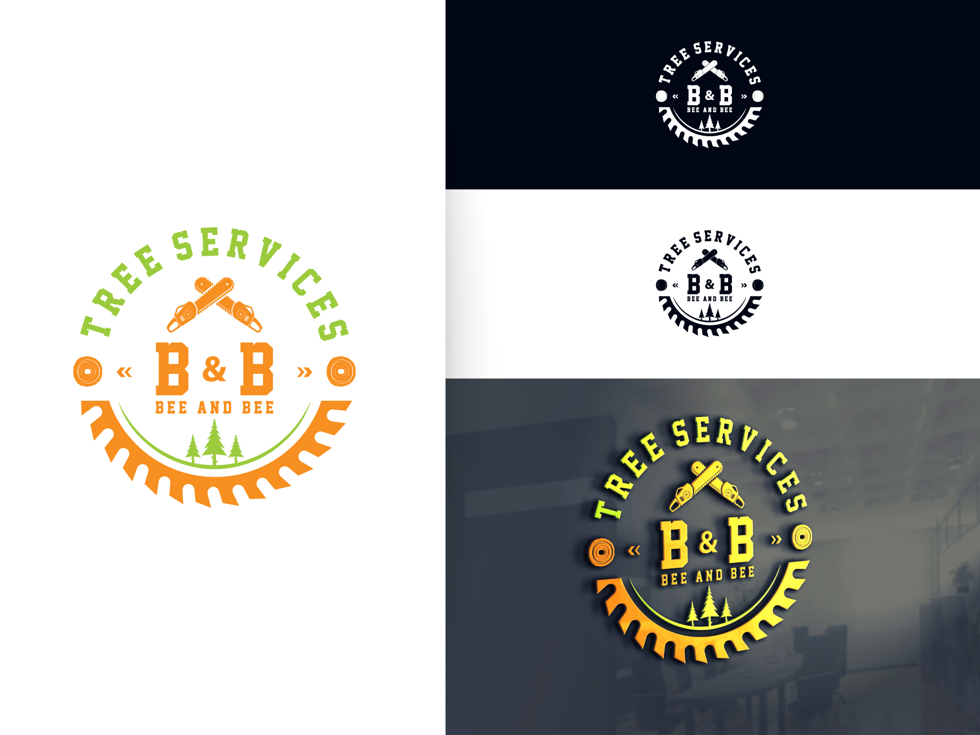 Design de Logo par artcircles pour Bee and Bee Tree Services | Design #25221979