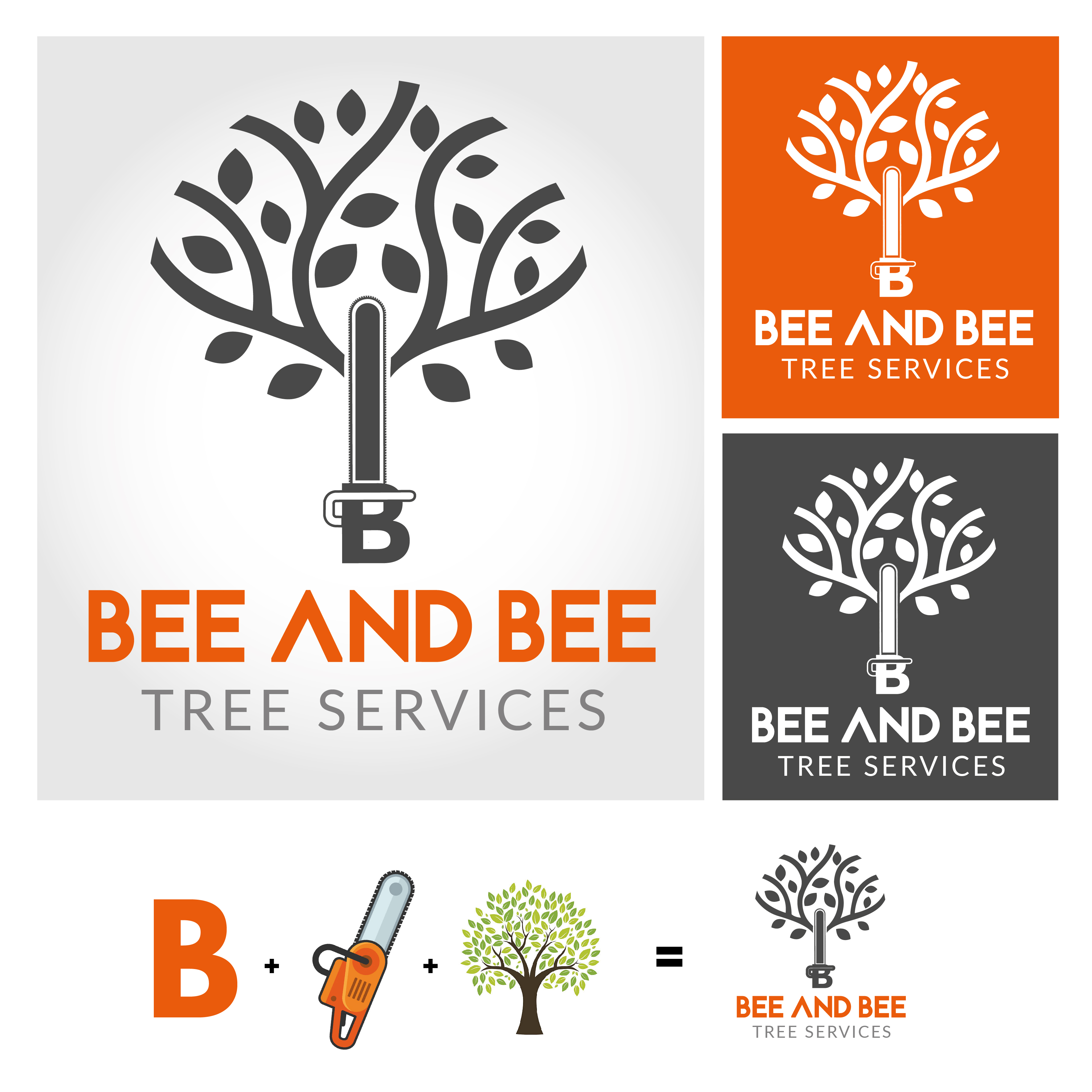 Logo Design by Jomon 2 for Bee and Bee Tree Services | Design #25216112