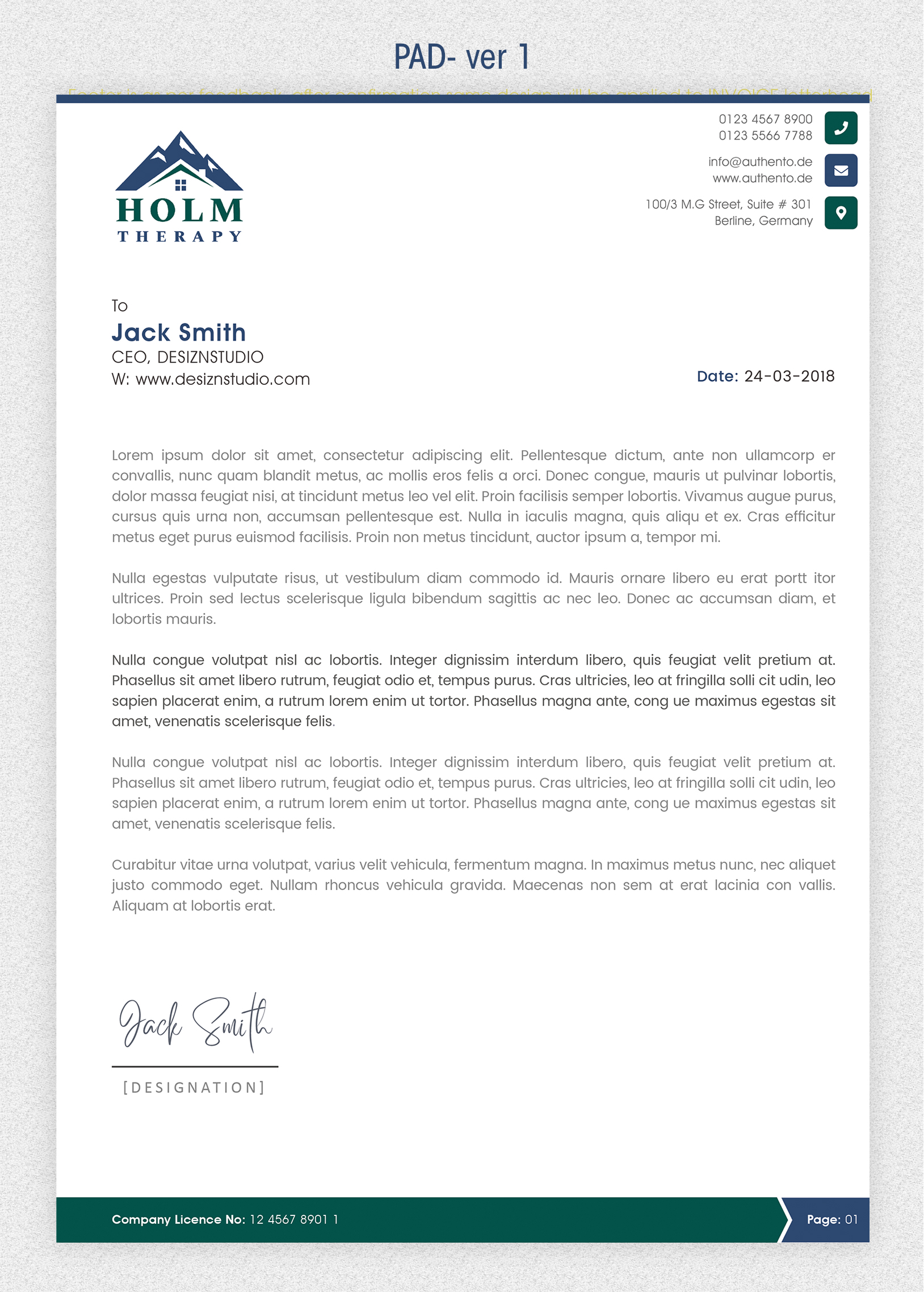 Stationery Design by Expert Designer for this project | Design #25207901