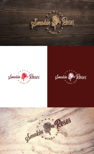 Smokin & Roses | Logo Design by GLDesigns