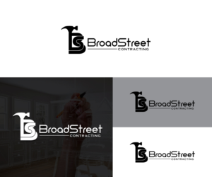 Broad Street Contracting | Logo Design by FourtuneDesign