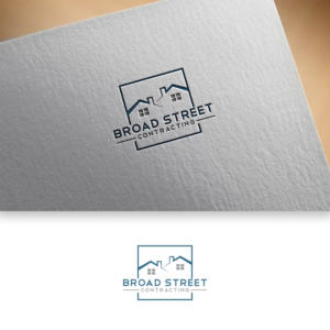 Broad Street Contracting | Logo Design by DesignDUO