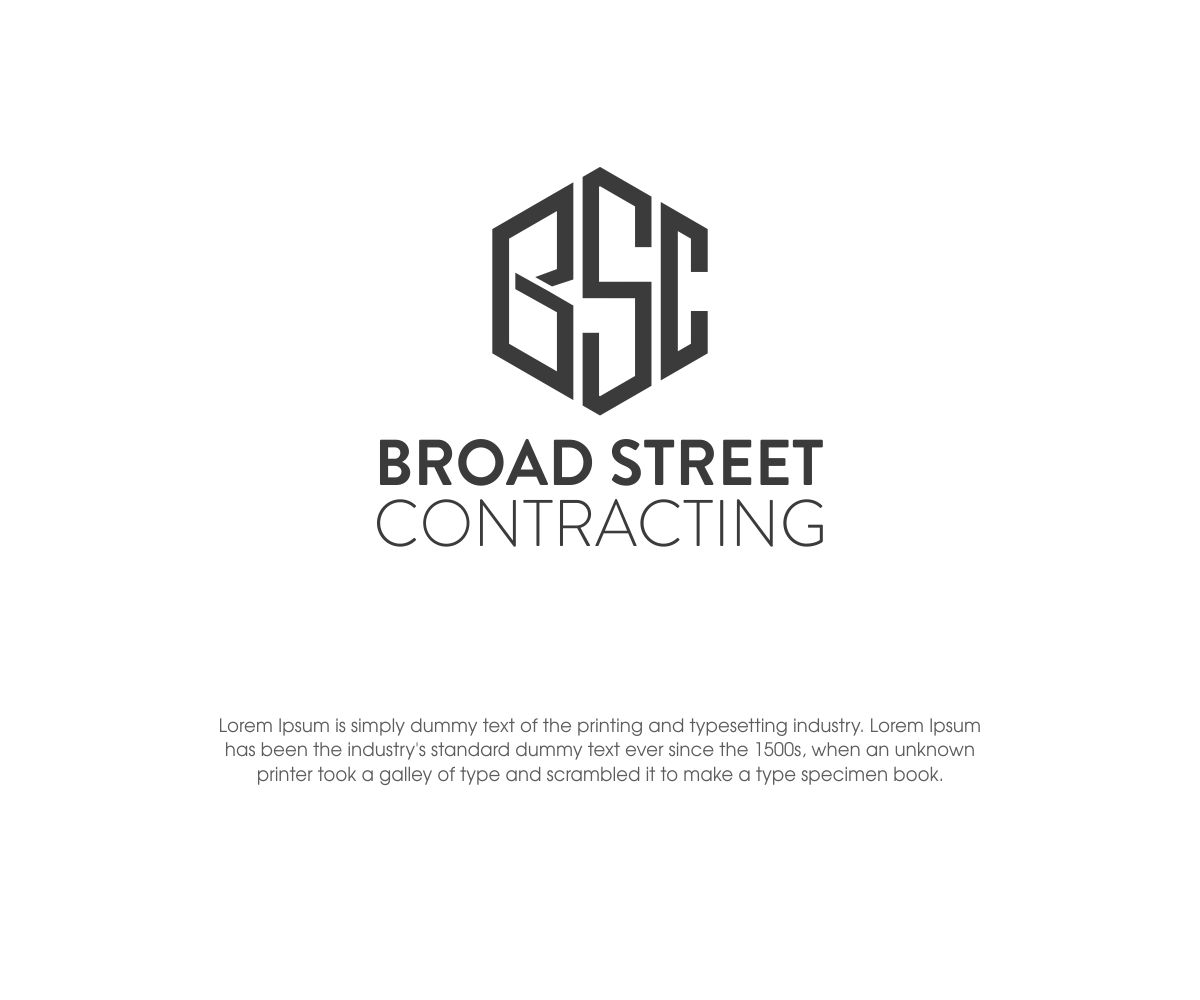 Logo-Design von abinfoteksolution für Broad Street Contracting | Design #25219252