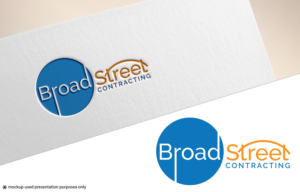 Broad Street Contracting | Logo Design by Juli creation