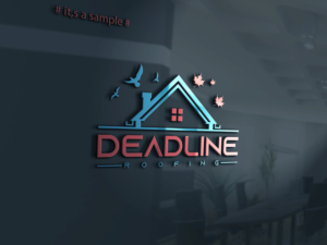 Deadline Roofing | Logo Design by alpha hop