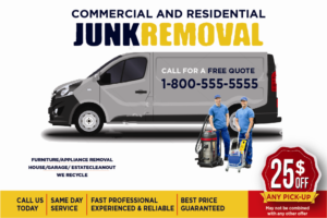Junk Removal Postcard  | Postcard Design by avi's